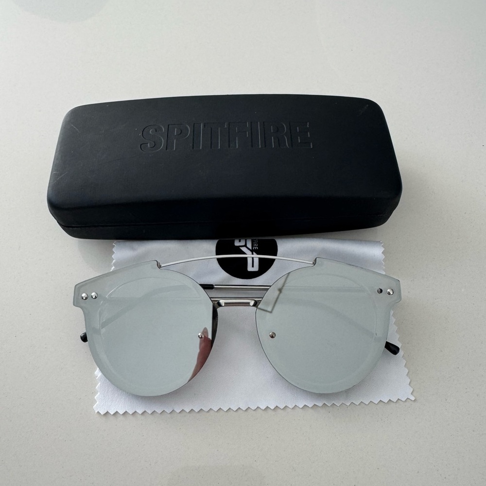 Spitfire Trip Hop Silver Mirrored Sunglasses